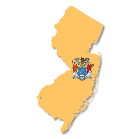 nj state flag map